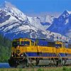 Winter Alaska Railroad Diamond Painting