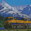 Winter Alaska Railroad Diamond Painting