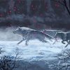 Wintry Wolves Art Diamond Painting