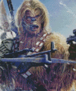 Wookiee Star Wars Art Diamond Painting