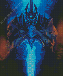 World Of Warcraft Lich King Art Diamond Painting