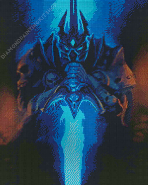 World Of Warcraft Lich King Art Diamond Painting