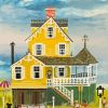 Yellow House By Maxwell Mays Diamond Painting