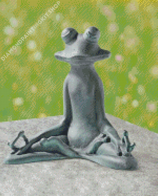 Yoga Frog Diamond Painting