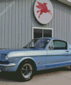 Aesthetic 1966 Mustang Diamond Painting