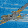 Aesthetic B17 Bomber Plane Diamond Painting