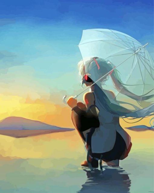 Aesthetic Calm Anime Diamond Painting