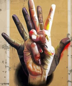 Aesthetic Graffiti Hands Diamond Painting