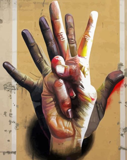 Aesthetic Graffiti Hands Diamond Painting