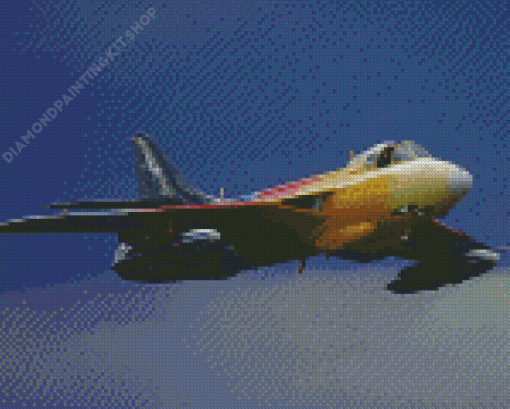 Aesthetic Hawker Hunter Diamond Painting