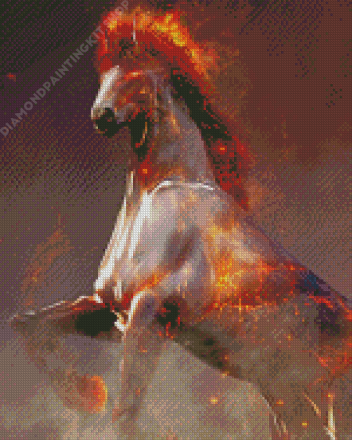 Aesthetic Horse Of Doom Diamond Painting