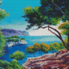 Aesthetic Mediterranean Seascape Art Diamond Painting