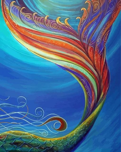 Aesthetic Mermaid Tail Art Diamond Painting