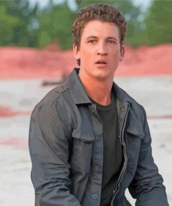 Aesthetic Miles Teller Actor Diamond Painting