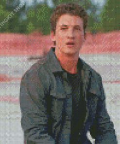 Aesthetic Miles Teller Actor Diamond Painting