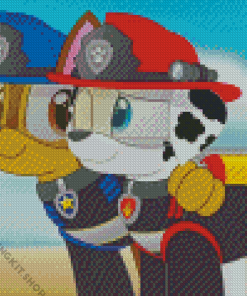 Aesthetic Paw Patrol Diamond Painting