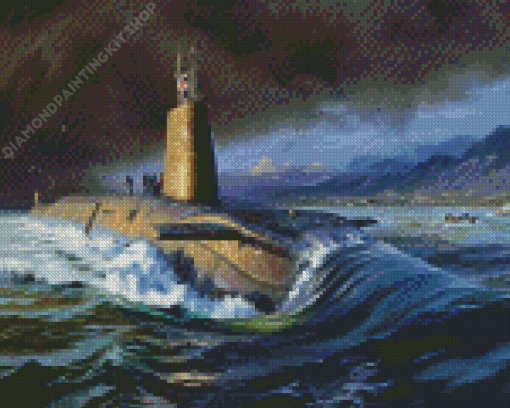 Aesthetic Submarine Diamond Painting