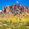 Aesthetic Superstition Mountain Diamond Painting