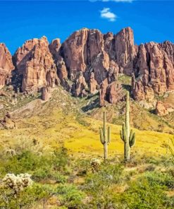 Aesthetic Superstition Mountain Diamond Painting