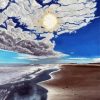 Aesthetic Winter Beach Art Diamond Painting