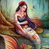 Aesthetic Koi Mermaid Diamond Painting