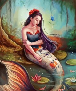 Aesthetic Koi Mermaid Diamond Painting