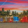 Aesthetic South Beach Diamond Painting