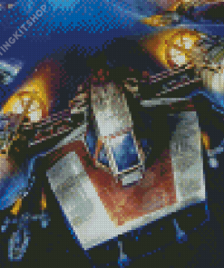 Aesthetic Star Wars Ship Diamond Painting