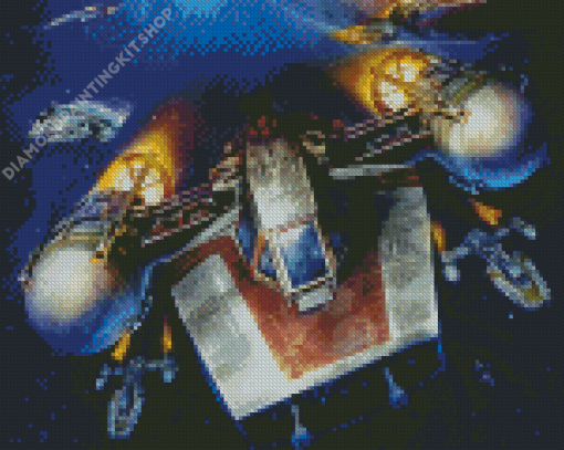 Aesthetic Star Wars Ship Diamond Painting