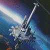 Aesthetic Star Wars Ship In Space Diamond Painting