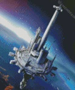 Aesthetic Star Wars Ship In Space Diamond Painting