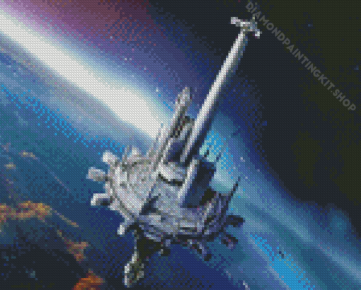 Aesthetic Star Wars Ship In Space Diamond Painting