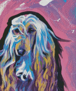 Afghan Hound Dog Art Diamond Painting