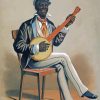 African American Man Playing Banjolele Diamond Painting