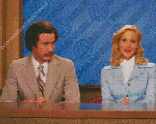 Anchorman Characters Diamond Painting