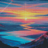 Anime Mountains River Diamond Painting