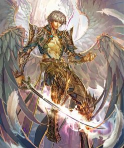 Anime Male Angel Diamond Painting