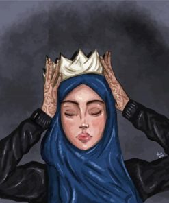 Arab Girl Queen Diamond Painting