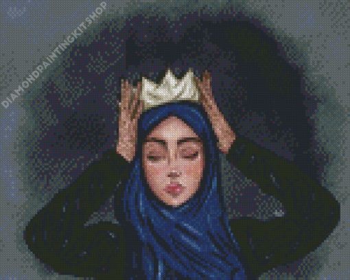 Arab Girl Queen Diamond Painting