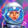 Astronaut Girl Diamond Painting