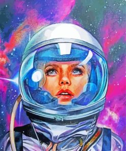 Astronaut Girl Diamond Painting