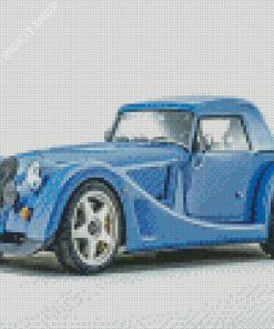 Blue Morgan Car Diamond Painting