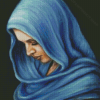 Cool Veiled Woman Diamond Painting