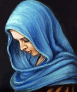 Cool Veiled Woman Diamond Painting