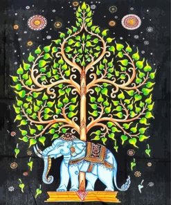 Elephant Tree Of Life Diamond Painting