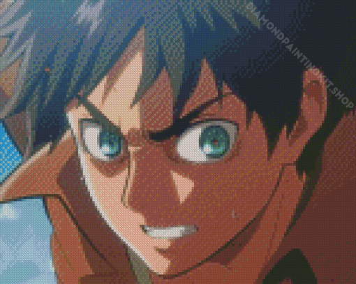 Eren Yeager Diamond Painting