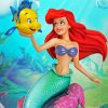 Flounder And Ariel Diamond Painting