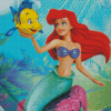 Flounder And Ariel Diamond Painting