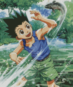 Gon Freecss Anime Boy Diamond Painting