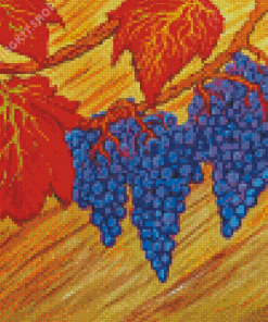 Grapevines Fruits Art Diamond Painting